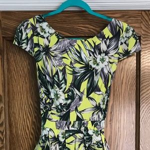 Neon Floral Dorothy Perkins Dress